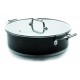 Tartera con tapa Inox 18% Cromo Black&White de Lacor