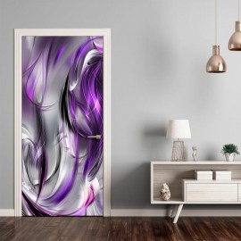 Fotomural para porta - Photo wallpaper – Purple abstraction I