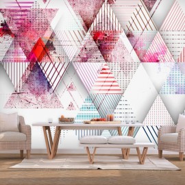 Papel de parede autocolante - Triangular World
