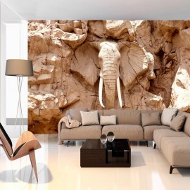 Fotomural autoadhesivo - Stone Elephant (South Africa)