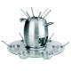 Fondue base cristal 6 pax.