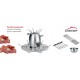 Fondue base cristal 6 pax.