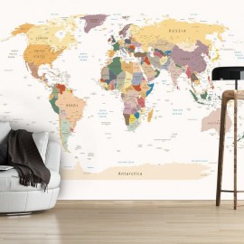 Fotomural - Mapa del mundo