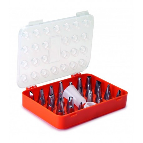 Juego de boquillas decoración 26 piezas + adaptador