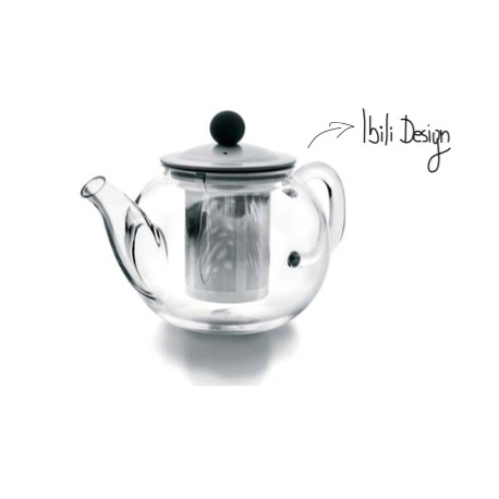 TETERA DE CRISTAL CON FILTRO DE AGUA