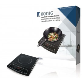 Cocina de inducción de 2000 W König Cocina