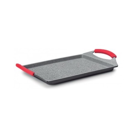 Plancha Grill lisa aluminio fundido y ECO-Piedra