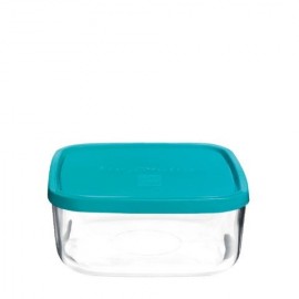 Tupper de cristal Frigoverre de tapa azul