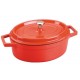 COCOTTE ROJA OVAL 3,5LITROS