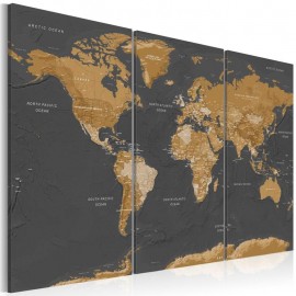 Cuadro - World Map: Modern Aesthetics