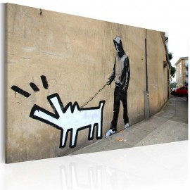 Cuadro - Perro ladrante (Banksy)