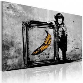 Cuadro - Inspired by Banksy - black and white