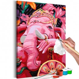 Quadro pintado por você - Ganesha