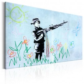 Quadro - Boy with Gun by Banksy