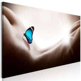 Quadro - Woman and Butterfly (1 Part) Narrow