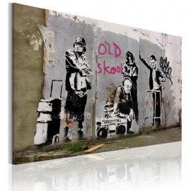 Quadro - Old school (Banksy)