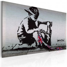 Cuadro - Union Jack Kid (Banksy)