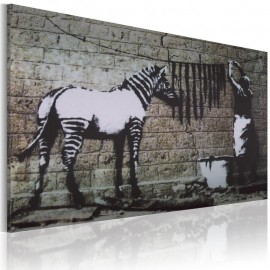Quadro - Zebra lavagem (Banksy)