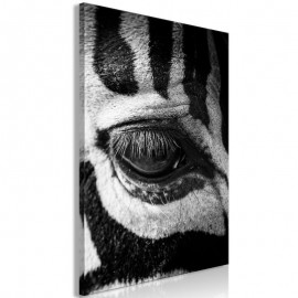 Cuadro - Zebra Eye (1 Part) Vertical