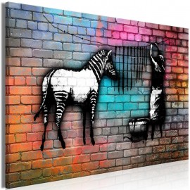Quadro - Washing Zebra - Colourful Brick (1 Part) Wide
