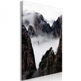 Quadro - Fog Over Huang Shan (1 Part) Vertical