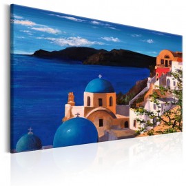 Cuadro pintado - Beautiful Santorini