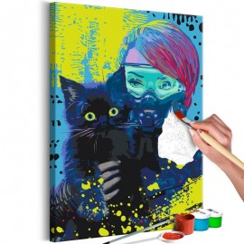 Quadro pintado por você - Cyber-Kitten