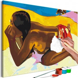 Quadro pintado por você - Summer on the Beach