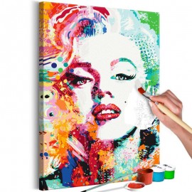 Cuadro para colorear - Charming Marilyn