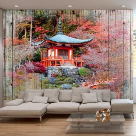 Papel de parede autocolante - Autumnal Japan