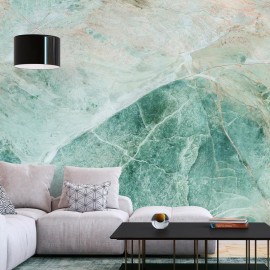 Papel de parede autocolante - Turquoise Marble