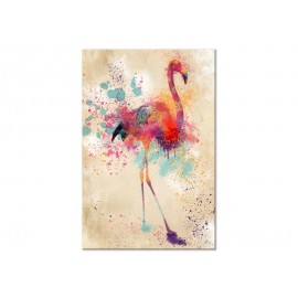 Quadro - Watercolor Flamingo (1 Part) Vertical