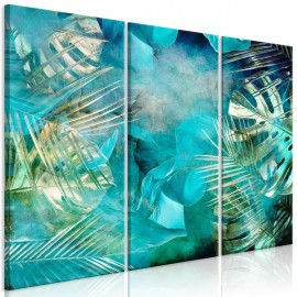 Quadro - Turquoise and Gold (3 Parts)