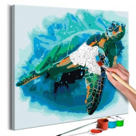 Quadro pintado por você - Turtle