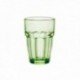 CAJA 6 VASOS 37 CLS. ROCK BAR LOUNGE VERDE