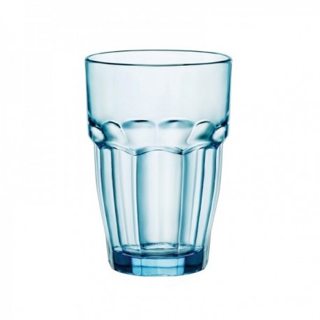 CAJA 6 VASOS 37 CLS. ROCK BAR LOUNGE ICE BLUE