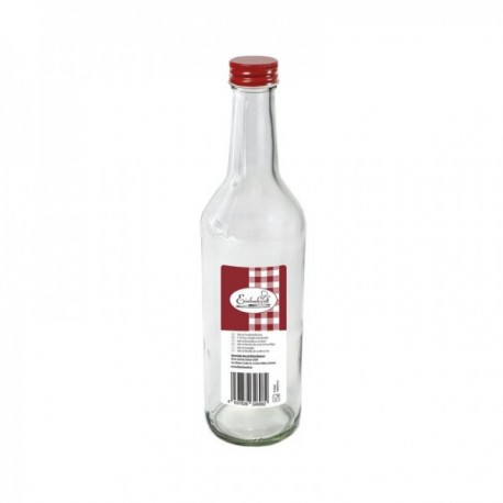 Garrafa de 50 CLS. Com pescoço reto e plugue
