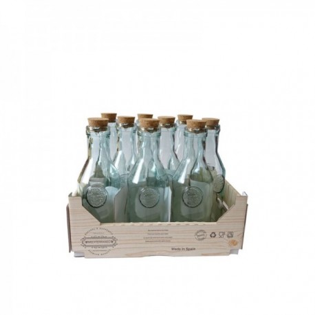 BOTELLA 1 L. CLASSIC AUTHENTIC VIDRIO RUSTICO