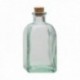 FRASCA CUADRADA 0,25 L. VIDRIO RUSTICO