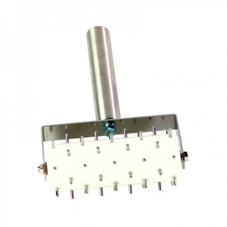 PICADOR MANUAL 13 CM. PARA MASA PIZZA ACERO INOX.