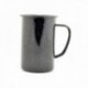 MUG ALTO 65 CLS. ESMALTADO NEGRO JASPEADO