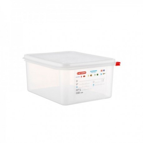 CONTENEDOR PLASTICO 12,5L. HERMETICO GN 1/2