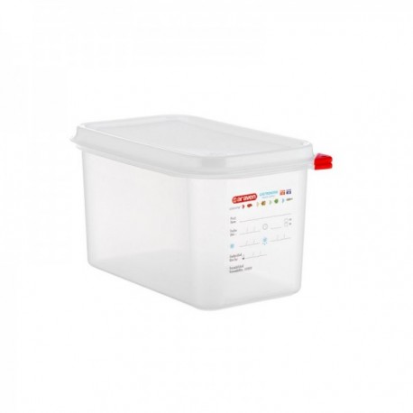 CONTENEDOR PLASTICO 4,3 L. HERMETICO GN 1/4