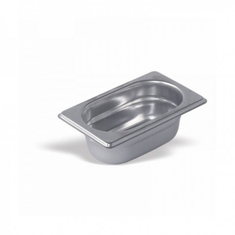 CUBETA GN 1/9 10,8 X 17,6 X 6,5 CM. 0,6 L. INOX.