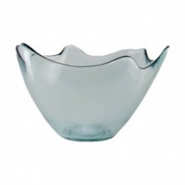 Salada de 30 cm. Feston poliformes de vidro rústico