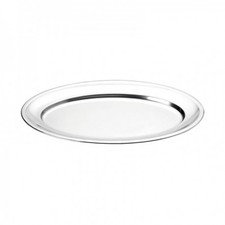 BANDEJA 44 CM. OVAL ACERO INOX. 18/10 LINKER