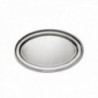 Bandeja oval de 30 cm. 18/10 Aço inoxidável