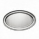 Bandeja oval de 35 cm. 18/10 Aço inoxidável