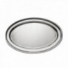 Bandeja oval de 35 cm. 18/10 Aço inoxidável