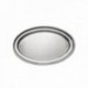 BANDEJA OVAL 50 CM. ACERO INOXIDABLE 18/10
